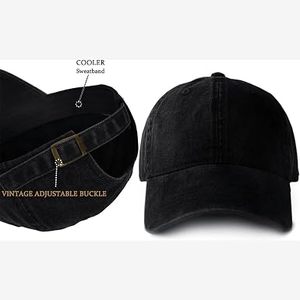 Gorra de Béisbol Unisex de 6 Paneles, Color Sólido, Ajustable, de Algodón, para Uso Casual, para Adultos, para las Cuatro Estaciones - Product Image 5