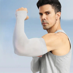 Manchons de compression respirants et rafraîchissants anti-UV, grande taille, unisexe, en Spandex et Polyester 220g, pour le cyclisme - Product Image 2