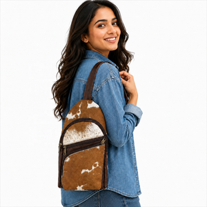 Bolso de Hombro de Cuero Vacuno Genuino, Nuevo Modelo 2026, Bolso de Viaje Elegante y Fácil de Llevar, Cinturón Portamonedas, Bolsos Multiusos - Product Image 3