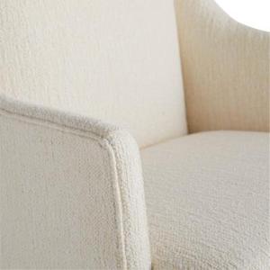 Sillón Moderno con Respaldo Alto y Patas de Madera, Tapizado en Tela, para Sala de Estar o Dormitorio - Product Image 2