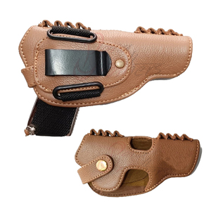 Tactical Leather <b>Gun</b> Holster Universal Fit Quick Release Design Durable Construction for Outdoor Use - Product Image 6