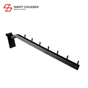 Gancho de pared tipo cascada portátil con 6 bolas de freno para uso en centros comerciales, con logotipo personalizado y recubrimiento en polvo - Product Image 6