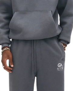 Conjunto Deportivo de Dos Piezas para Hombre, Sudadera con Capucha y Pantalones Acampanados, Diseño de Algodón de Alta Calidad, Resistente al Viento, para Invierno - Product Image 4