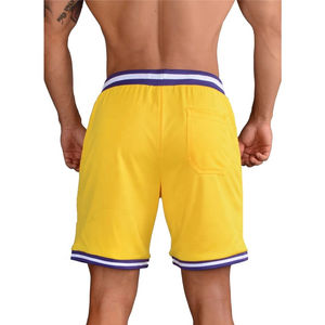 Shorts de sport décontractés pour hommes, pour marathon, unis, écologiques, séchage rapide, respirants, en maille, marque privée, couleur personnalisée - Product Image 3