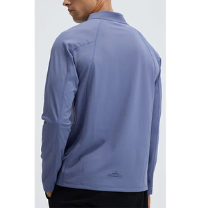 Bulk Discount Custom Printed Athletic Quarter Zip <b>Running</b> Gym Track <b>Jacket</b> Quick Dry <b>Lightweight</b> - Product Image 2