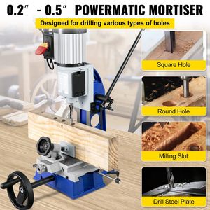 Macchina Mortasatrice per Legno Powermatic 1/2 HP 1700 RPM con Banco di Lavoro Mobile da Banco, 1700 RPM per la Lavorazione del Legno - Product Image 2