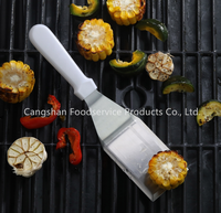 Ensemble d'ustensiles de cuisine et de barbecue en métal Henry Foodservice, 10 pièces, avec manche en plastique, écologiques et robustes