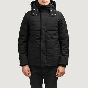Nouvelle arrivée : veste matelassée à capuche respirante et élégante, très vendue, veste d'hiver noire légère et chaude, idéale pour le froid. - Product Image 1