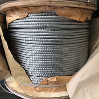 Fil de tirage en acier galvanisé à chaud 7x19 7*9 6*12+FC à haute résistance pour tours électriques, serres et télécommunications – Vente directe usine