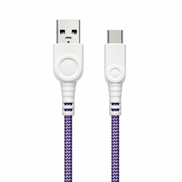Cable de Sincronización de Alta Velocidad Tipo-C con Trenzado Colorido Anti-Enredos y Carga Rápida para Computadora, Automóvil, IOS, Conductor de Cobre Estañado, en Existencia