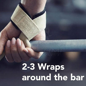 Accessoires d'entraînement de fitness de haut niveau, sangles de levage adaptées aux entraînements de force, à la musculation et à l'assistance aux exercices - Product Image 2