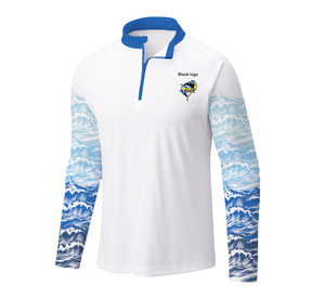 Chemises de pêche pour hommes, protection solaire, manches longues, polo, plage, SPF UV UPF 50+, t-shirts de pêche, séchage rapide, légers - Product Image 4