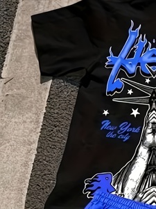 Conjunto de Ropa a Juego para Caballeros, Estilo Temporal, Camiseta de Manga Corta y Camiseta Interior - Product Image 4