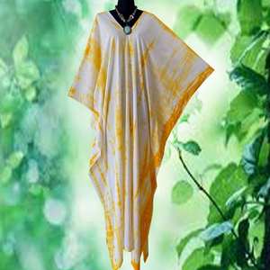 <b>Plus</b> <b>Size</b> Japanese Shibori Tie Dye Rayon <b>Kaftan</b> <b>Dress</b> Relaxed Fit Flowy Women Resort Wear - Product Image 1