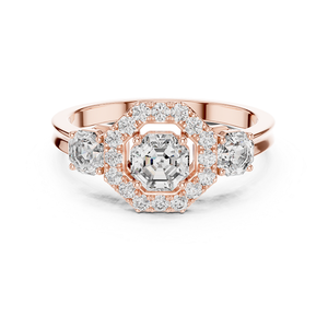 Bague de luxe en or avec diamant de laboratoire 1,17 ct certifié IGI, bijou raffiné pour femme, déclaration de mode haut de gamme, fiançailles - Product Image 6