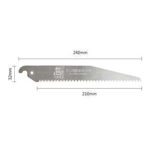 Quality product Coarse-Toothed 210mm P3.0mm <b>Tree</b> <b>Pruning</b> Hand Saw Replacement Blade Suitable for Bamboo Harvesting Work - Product Image 6