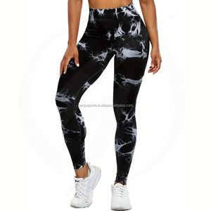 Mallas de yoga push-up de cintura alta para mujer, tela de punto transpirable para entrenamiento, ropa de entrenamiento cómoda - Product Image 2