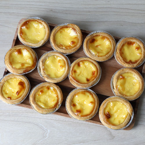 Tartaletas sin hornear congeladas, postre portugués, tartaletas de huevo pequeñas, 720 g, para panadería, HALAL, OEM/ODM, precio mayorista, envío directo - Product Image 4