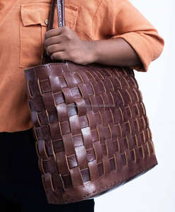 Real Handmade Genuine <b>Leather</b> Tote <b>Bag</b> Women <b>Leather</b> Shoulder <b>Shopping</b> <b>Bag</b> - Product Image 2