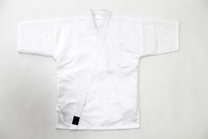 Uniforme de Karate Blanco 100% Algodón, Corte Regular, Duradero, Unisex para Adultos, Camiseta para Artes Marciales - Product Image 2