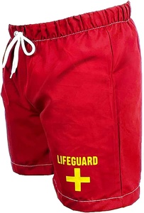 Short personnalisé pour hommes source chaude bord de mer vacances piscine garde blague fil blanc eau rouge dissolvant cerfs bain chaud - Product Image 3