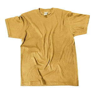 <b>Top</b> Ranking Plain Heavy Cotton Tshirt Unisex Custom Print logo <b>Mock</b> <b>Neck</b> Blank t Shirt Oversize Men's T-shirt for Men - Product Image 4