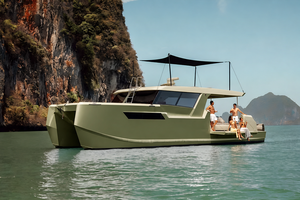 Yacht sportif en aluminium UBI 11511 personnalisé de 11,6 m pour 11 passagers, moteur hors-bord de 300 CV, bateau de 35-40 nœuds, télécommande, transport, pêche - Product Image 5