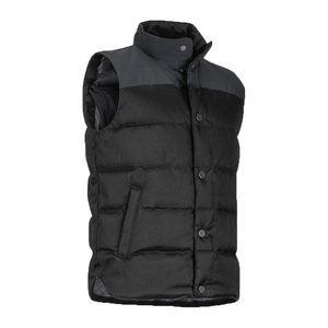 Gilet matelassé chaud pour homme 100% haute qualité, coupe-vent d'hiver, vêtement d'extérieur décontracté sans manches - Product Image 4