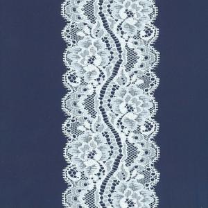 Tela de Encaje Elástica con Ondas Florales, 6.5cm de Ancho, Ligera, para Lencería, Vestidos, Decoración Nupcial - Product Image 1