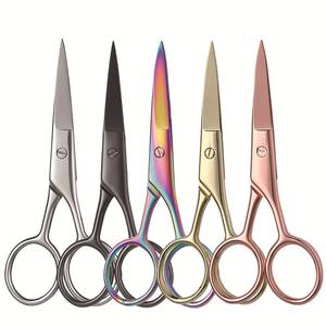 Morje Surgical 5 Pack Stainless Steel Right-<b>Handed</b> Cuticle Scissors Professional Manicure <b>Nail</b> Trimming Tool Handle <b>Nail</b> Art - Product Image 1