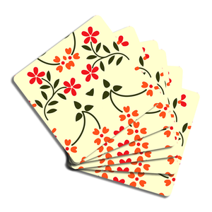 Posavasos Modernos de Madera MDF con Diseño Floral para Oficina, Decoración de Mesa, Hotel, Restaurante, Hogar, Cocina, Mesa de Comedor, Tazas de Té y Café - Product Image 4