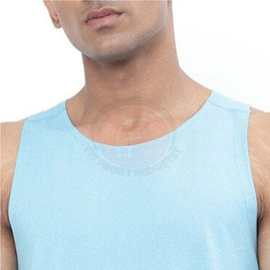 Débardeur en coton tricoté doux pour homme – Confortable, idéal pour l'été, l'entraînement, le fitness, décontracté, respirant, écologique, lavé - Product Image 6