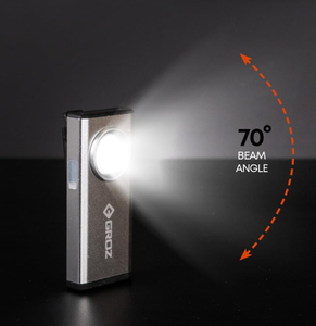 GROZ LED-191 Superbright Worklight Cordless/<b>Battery</b> Power Dual Light Output CE RoHS Certified for Aerospace Applications 3-Year - Product Image 1