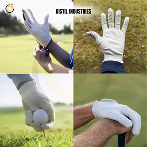 Lightweight Genuine Leather Golf Gloves with Adjustable Wrist Strap for Professional Use and Daily Outdoor Practice - Product Image 6
