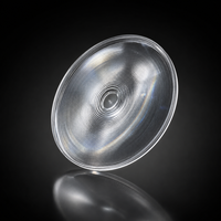 Lentille de signalisation routière optique ronde en PMMA résistante aux UV, lentille de Fresnel OEM ODM, couleur personnalisée pour les lumières des pistes d'atterrissage et des voies de taxi d'aéroport
