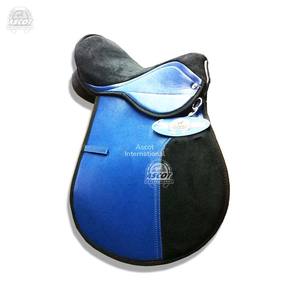 Sillín de caballo sintético estilo inglés con cómodo asiento de gamuza para ecuestre al por mayor - Product Image 3