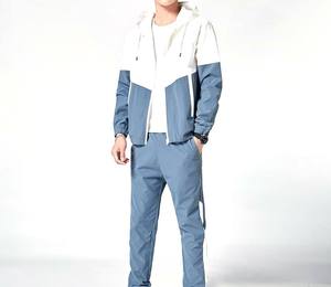 ชุดวอร์มกันลมผู้ชายแบบสบายๆ ปี 2026 ขนาดสั่งทำได้ ป้องกันรังสียูวี ระบายอากาศได้ดี ผลิตจากโพลีเอสเตอร์ 100% น้ำหนักเบา ขายส่ง - Product Image 6