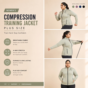 Custom OEM Yoga <b>Compression</b> Jackets Women's Plus Size Printed Zipper Jacket Spandex Polyester Quick Dry Gym Workout Jackets - Product Image 5