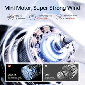 Ventilador de Mano Jisulife Life 9 Gris Claro 3600mah - Product Image 6