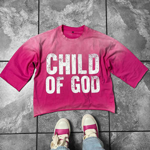 Camiseta Gráfica de Manga Corta para Hombre, Estilo Vintage con Lavado Ácido, Cuello Mock, de Felpa Francesa Pesada, Fabricación Personalizada - Product Image 5