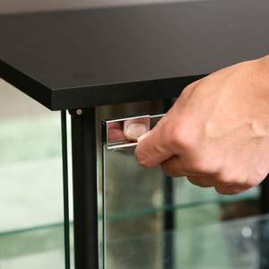 Exhibición de reloj de vidrio templado de lujo moderno, nuevo diseño, muebles de sala de estar para el hogar, Bar, Hotel, supermercados - Product Image 3