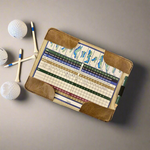 Porte-cartes de crédit et de score de golf en polyester imperméable de qualité supérieure avec fermeture éclair – Option de logo personnalisé – Étui de voyage de haute qualité pour - Product Image 4