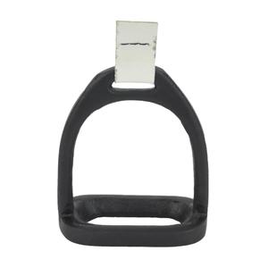 Estribos Ecuestres Hechos a Mano para Montar a Caballo, Accesorios de Regalo, Precio de Fábrica, Estribos Metálicos para Caballo con Recubrimiento Negro Mate - Product Image 1