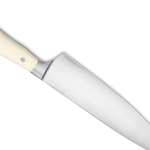 Cuchillos de Chef Profesionales de Acero Inoxidable, Cuchillos de Cocina con Hoja Afilada, Mango Triple Remachado Blanco Marfil para Carne y Verduras - Product Image 3
