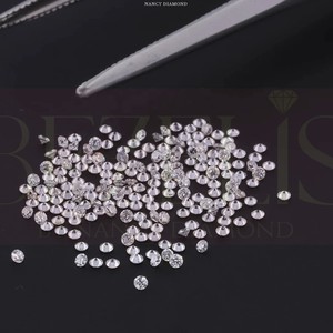 Diamant synthétique de couleur D, SI, rond, 1,2 mm, coupe excellente - Product Image 2