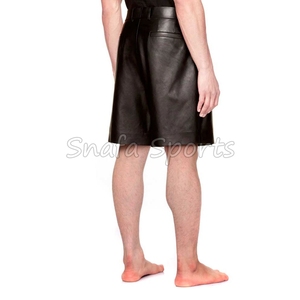 กางเกงขาสั้นหนังคุณภาพสูงสำหรับฤดูร้อน ระบายอากาศได้ดี น้ำหนักเบา ออกแบบได้ตามต้องการ เหมาะสำหรับออกกำลังกาย ผลิตจากหนังแท้ 100% มีจำหน่ายแล้ว - Product Image 2