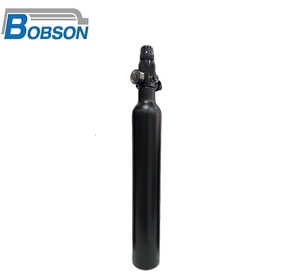 Cilindro de CO2 de aluminio con clasificación DOT de 305ml y 4500 Psi para almacenamiento de dióxido de carbono y operaciones de recarga de alta presión - Product Image 2