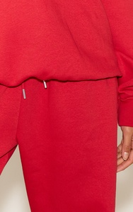 Ensemble de survêtement plissé deux pièces avec sweat à capuche zippé oversize de qualité supérieure pour femme - Collection Streetwear OEM - Product Image 2