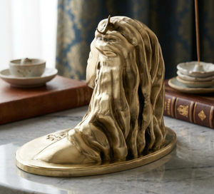 Ídolo Adiyogi de Latón Puro Chapado en Jaipur |   100% Latón |   Hecho a Mano, Duradero, Ecológico, Tradicional |   5.5x3.5x3 cm |   55g |   Inicio - Product Image 3