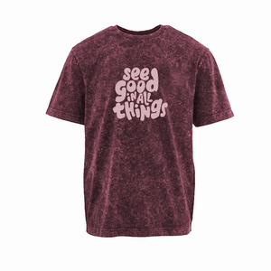 เสื้อยืดผ้าฝ้ายพิมพ์ลาย See Good In All Things สำหรับผู้ชาย คอกลม แขนสั้น ทรงปกติ ผ้าเจอร์ซีย์ - Product Image 1
